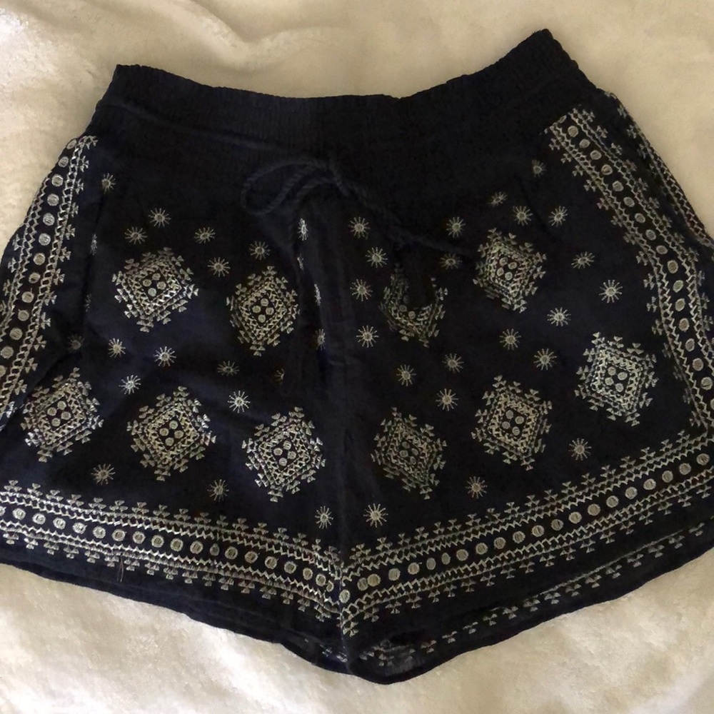 J Crew Embroidered Shorts